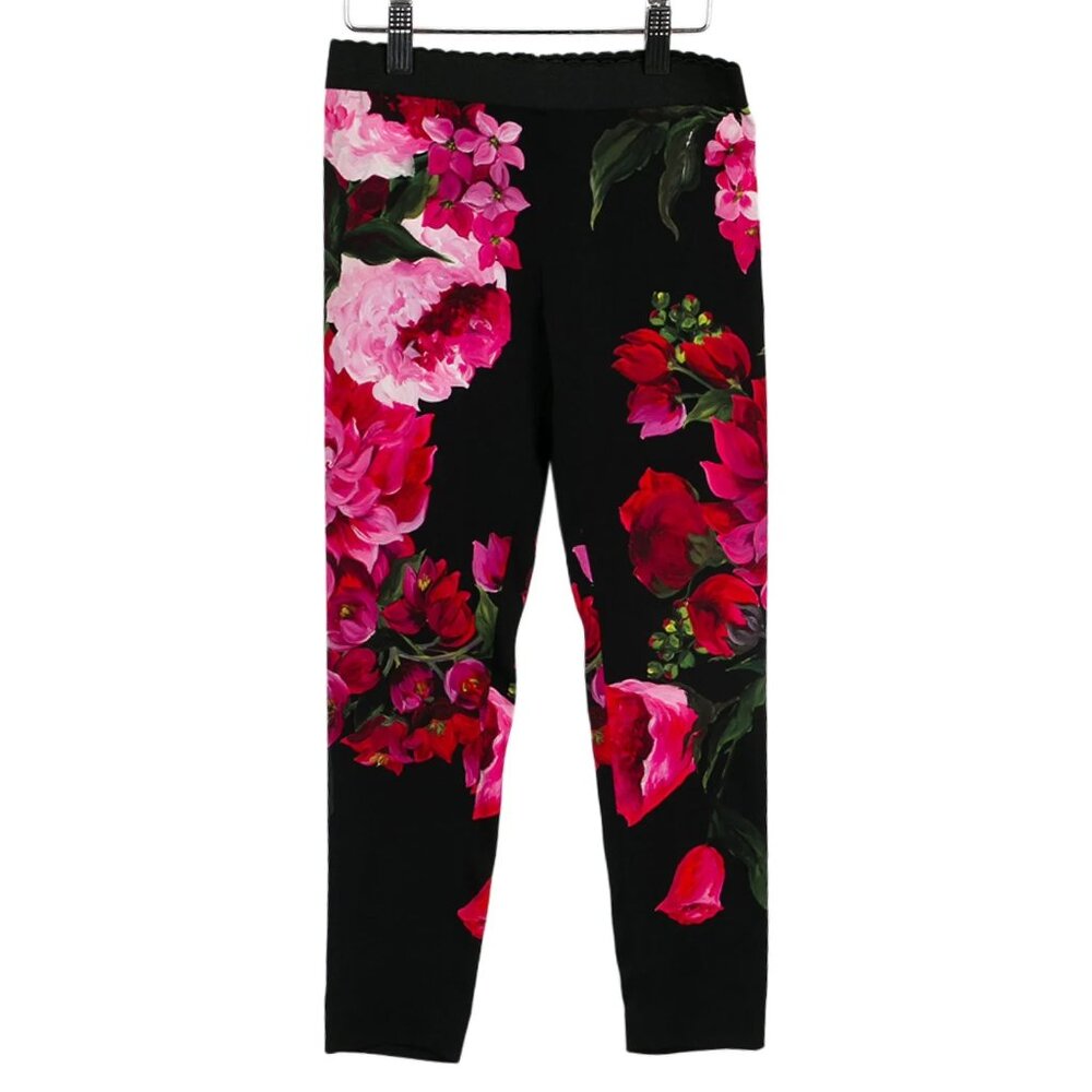 Dolce & Gabbana Girls' Floral Print Pants